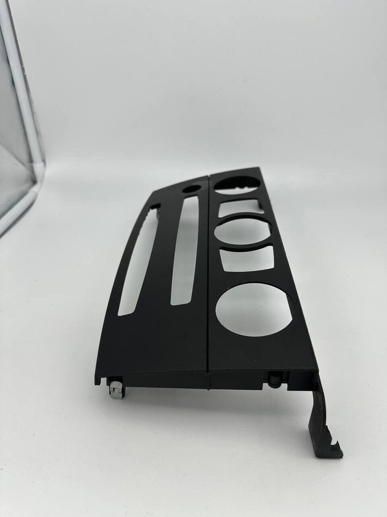 BMW Black Radio HVAC Climate Control Center Trim 5 Series M5 E60 Oem 2004-2010