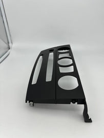 BMW Black Radio HVAC Climate Control Center Trim 5 Series M5 E60 Oem 2004-2010