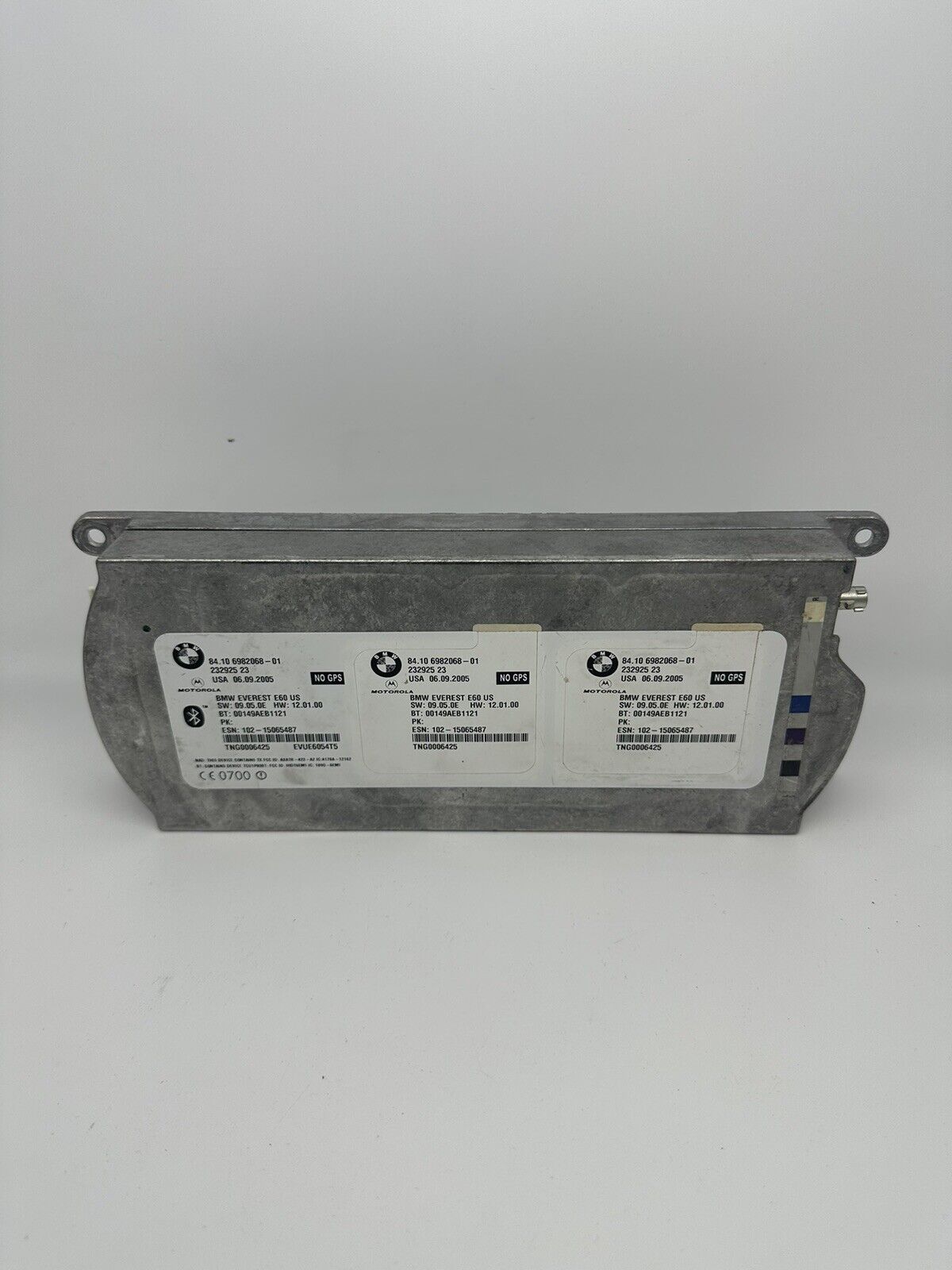 Module de contrôle de communication Bluetooth pour BMW Série 5 et 6 (2006-2011) OEM 6982068 E60