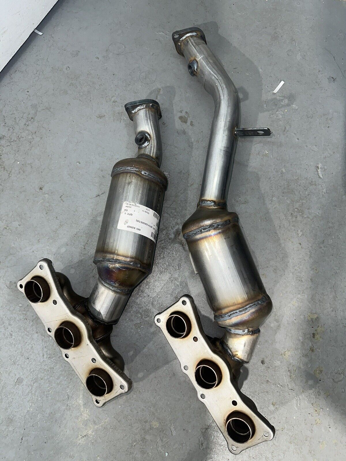 Convertisseur catalytique de collecteur BMW X5 3.0L 2007-2010, paire de 2 pièces