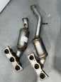 Convertisseur catalytique de collecteur BMW X5 3.0L 2007-2010, paire de 2 pièces