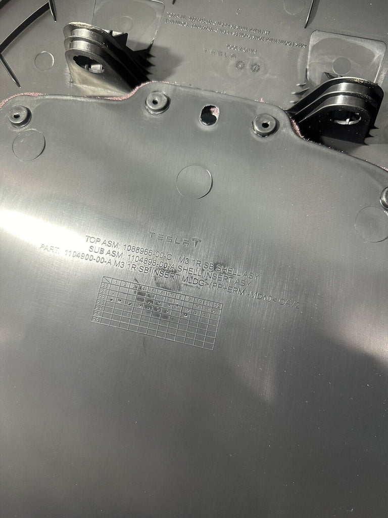 Garniture de panneau arrière de siège avant gauche ou droit de la première rangée pour Tesla Model 3 2017-2022