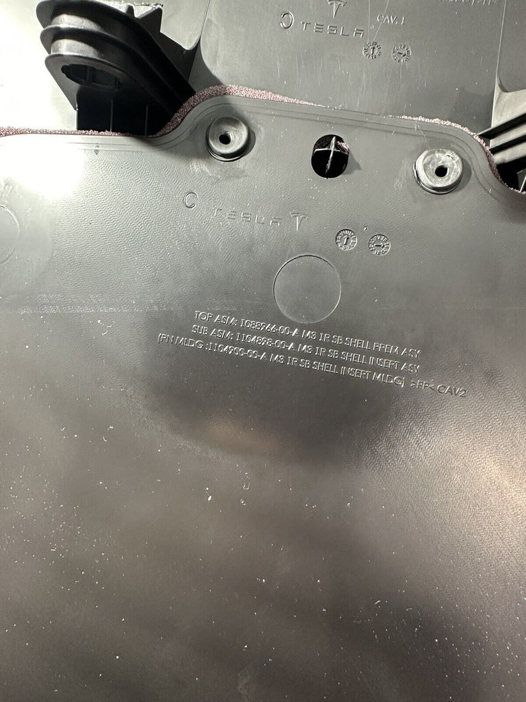 Garniture de panneau arrière de siège avant gauche ou droit de la première rangée pour Tesla Model 3 2017-2022