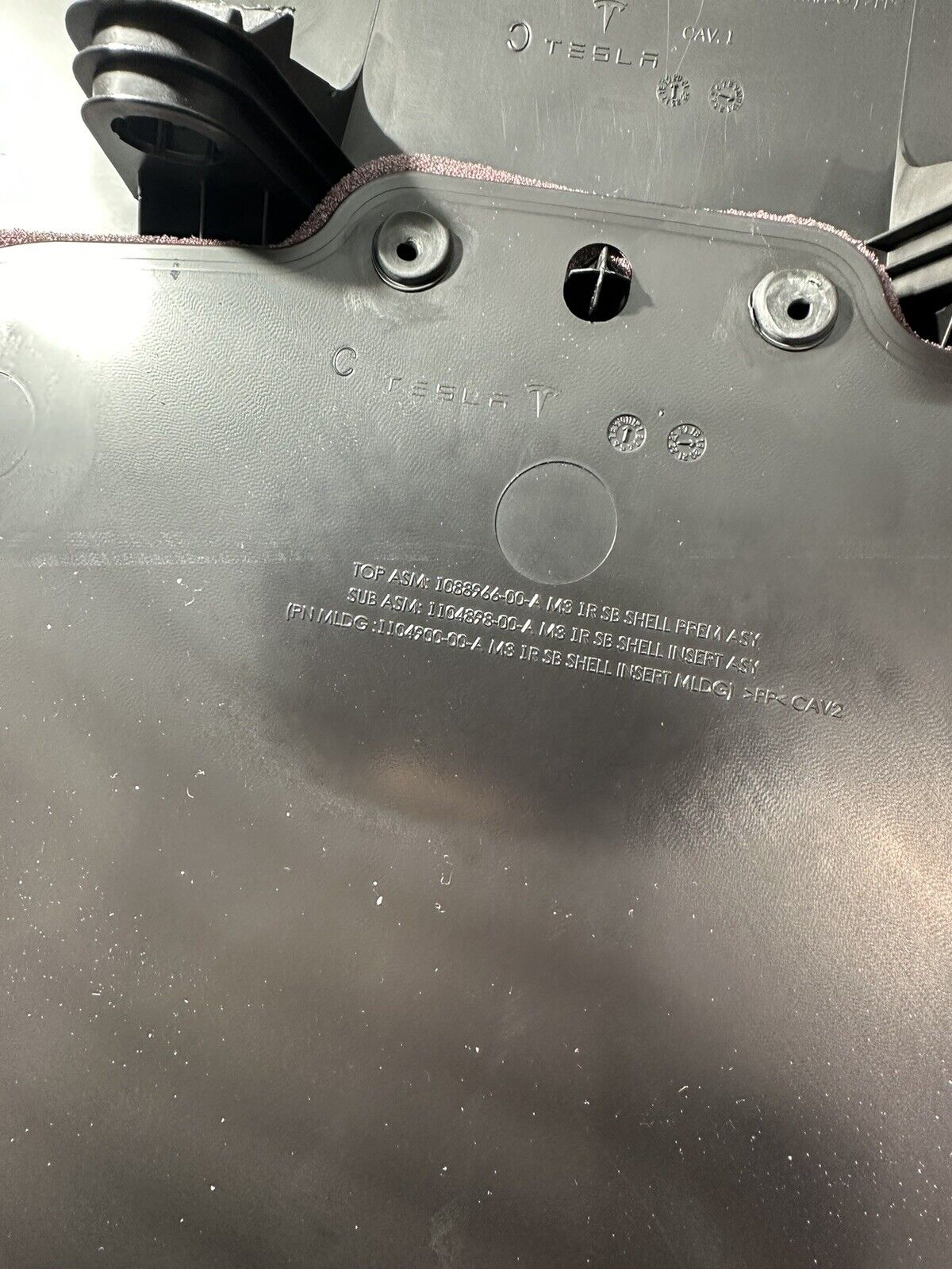 Garniture de panneau arrière de siège avant gauche ou droit de la première rangée pour Tesla Model 3 2017-2022