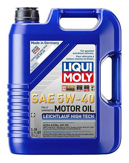 Huile moteur haute technologie 5W40 Leichtlauf (5 litres) - Liqui Moly LM2332 