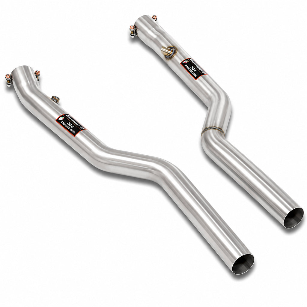 Supersprint BMW E6X M5 / M6 Stainless Front Pipe Set - 2x70mm