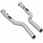 Load image into Gallery viewer, Supersprint BMW E6X M5 / M6 Stainless Front Pipe Set - 2x70mm