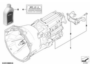 Load image into Gallery viewer, BMW S65 GS6-53BZ-TJGC 6-Speed Manual Transmission - Genuine BMW 23002283601