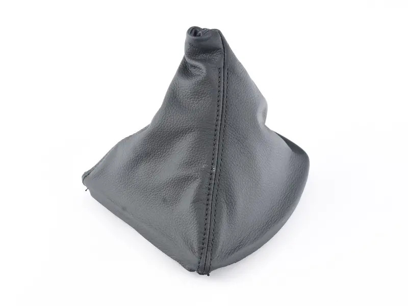 BMW Leather Gear Lever Cover (Black) - Genuine BMW 25117565871