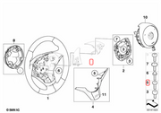 Load image into Gallery viewer, M Sport Steering Wheel Torx Screw - Genuine BMW 32346763366