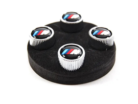 BMW M Logo Valve Stem Cap (Set of 4) - Genuine BMW 36110421543