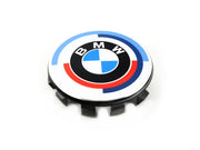 Load image into Gallery viewer, BMW Wheel Center Cap Set (50 years) - Genuine BMW 36125A57484