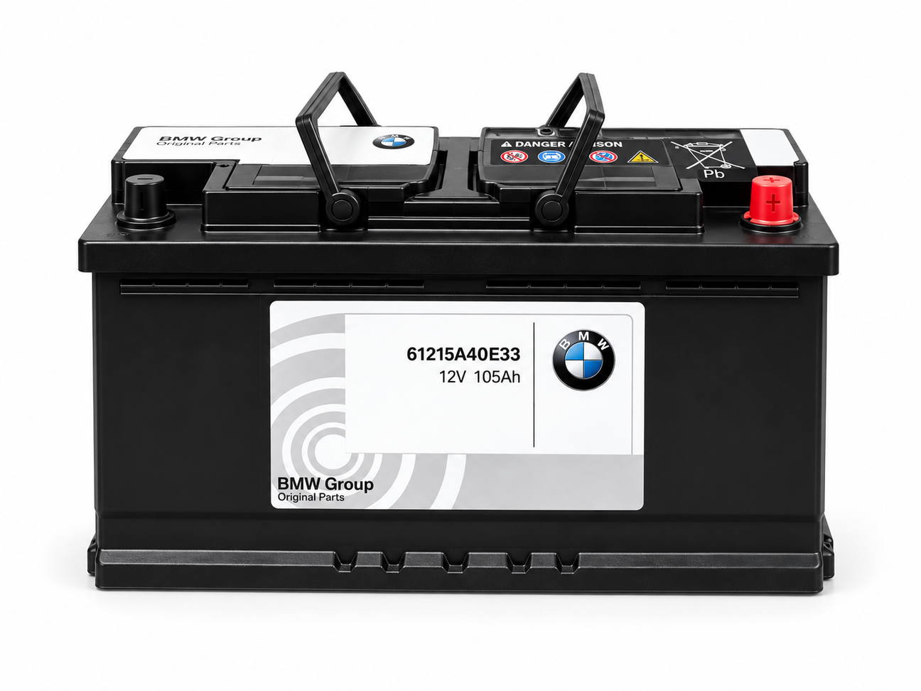 BMW Group AGM Battery (105 AH) - Genuine BMW 61215A40E33
