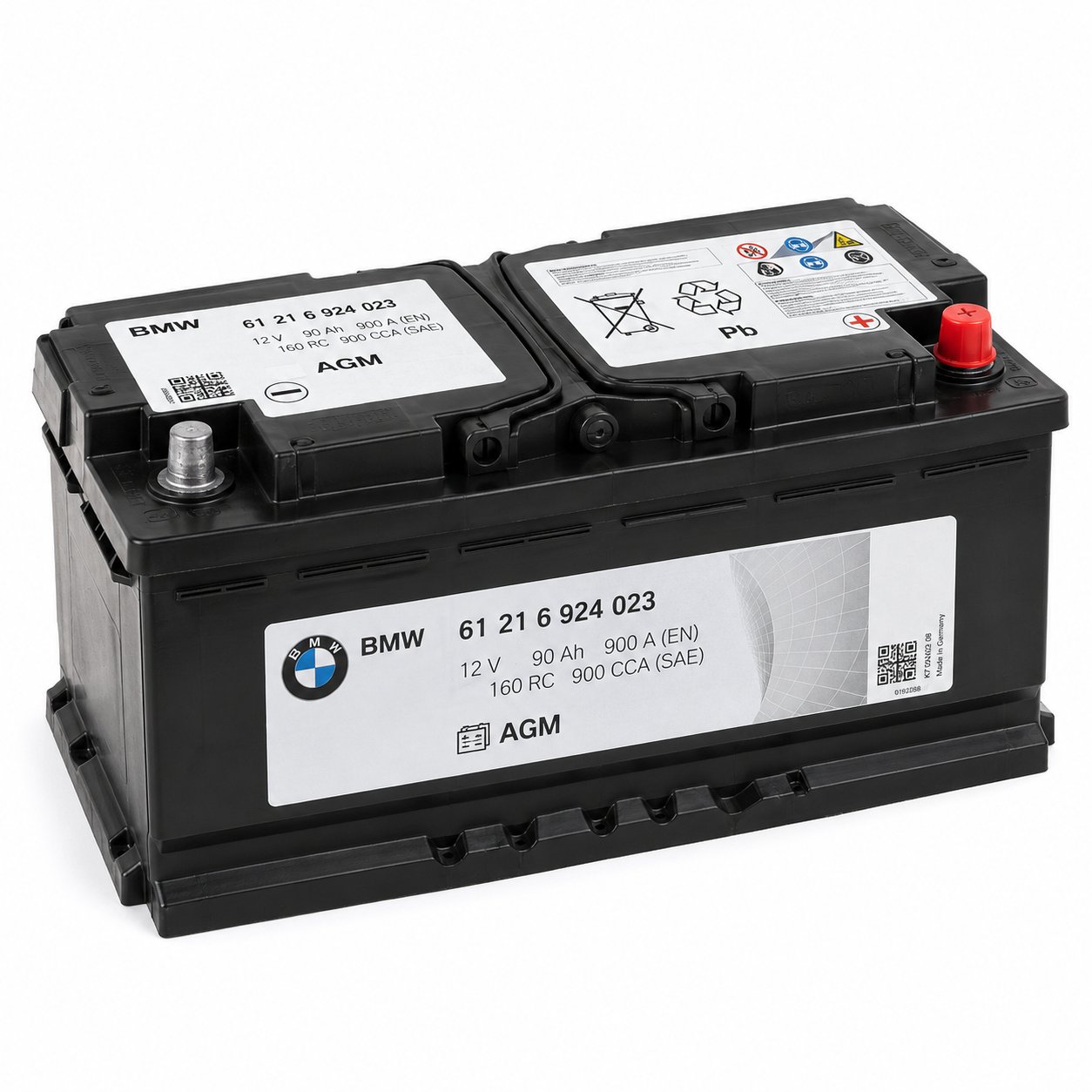 Batterie inondable BMW (90 Ah) - BMW d'origine 61217604822
