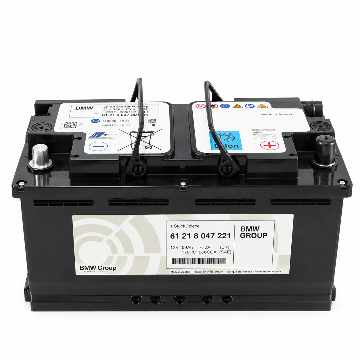 BMW Lithium-Ion Starter Battery (70 AH) - Genuine BMW 61217857288