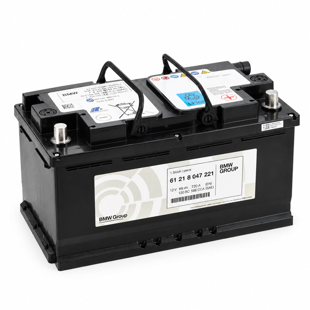 BMW Lithium-Ion Starter Battery (69 AH) - Genuine BMW 61218047221