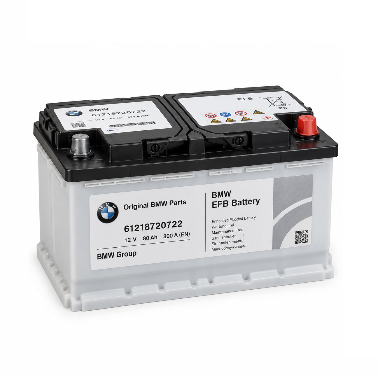 BMW EFB Battery (80 AH) - Genuine BMW 61218720722
