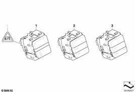 BMW Switch Cluster Center Console Button Block - Genuine BMW 61319159064