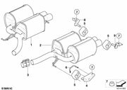Load image into Gallery viewer, BMW Earth Strap End Silencer - Genuine BMW 65317527848