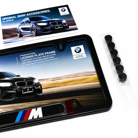 BMW Number Plate Frame (Black-M) - Genuine BMW 82120010404