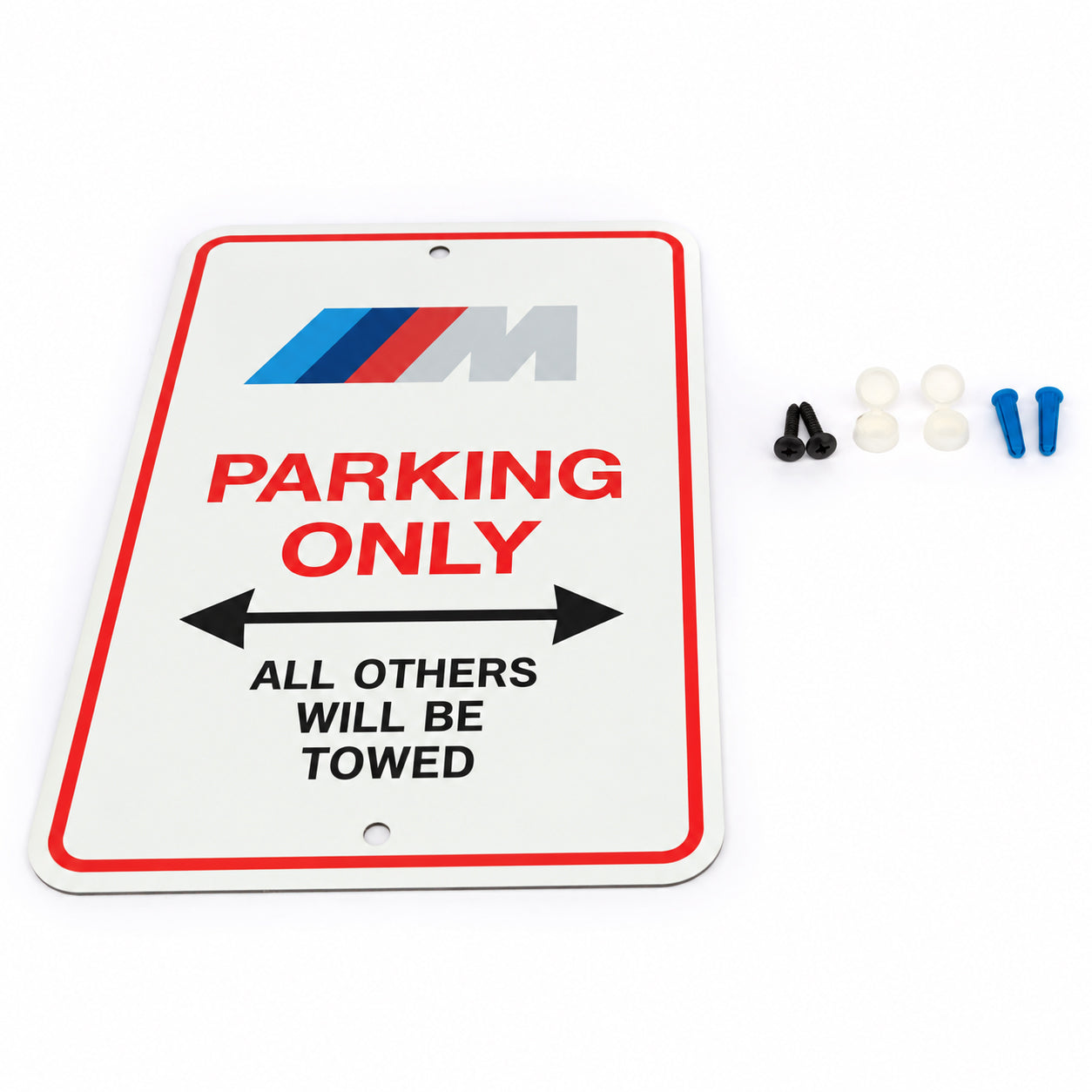 BMW M Parking Only Sign - Genuine BMW 82125B4FE90