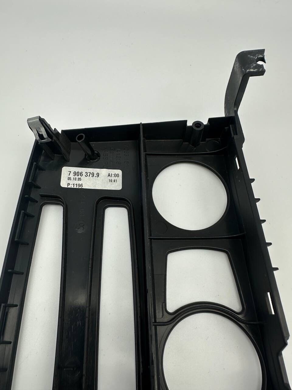 BMW Black Radio HVAC Climate Control Center Trim 5 Series M5 E60 Oem 2004-2010