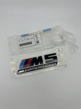 Load image into Gallery viewer, BMW F90 M5 Competition Black Deck Lid Emblem - Genuine BMW 51148078714