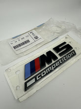Load image into Gallery viewer, BMW F90 M5 Competition Black Deck Lid Emblem - Genuine BMW 51148078714