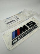 Charger l'image dans la galerie, Emblème de coffre noir pour BMW F90 M5 Competition - BMW d'origine 51148078714 