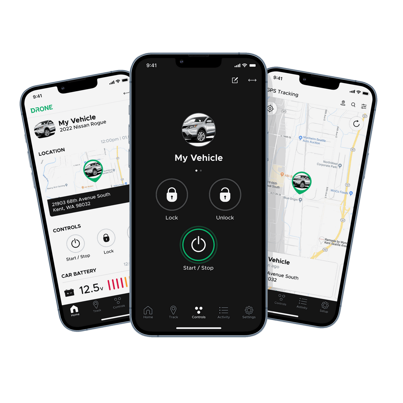 Drone X2 LTE Module for Smartphone Remote Start Control & GPS Tracking