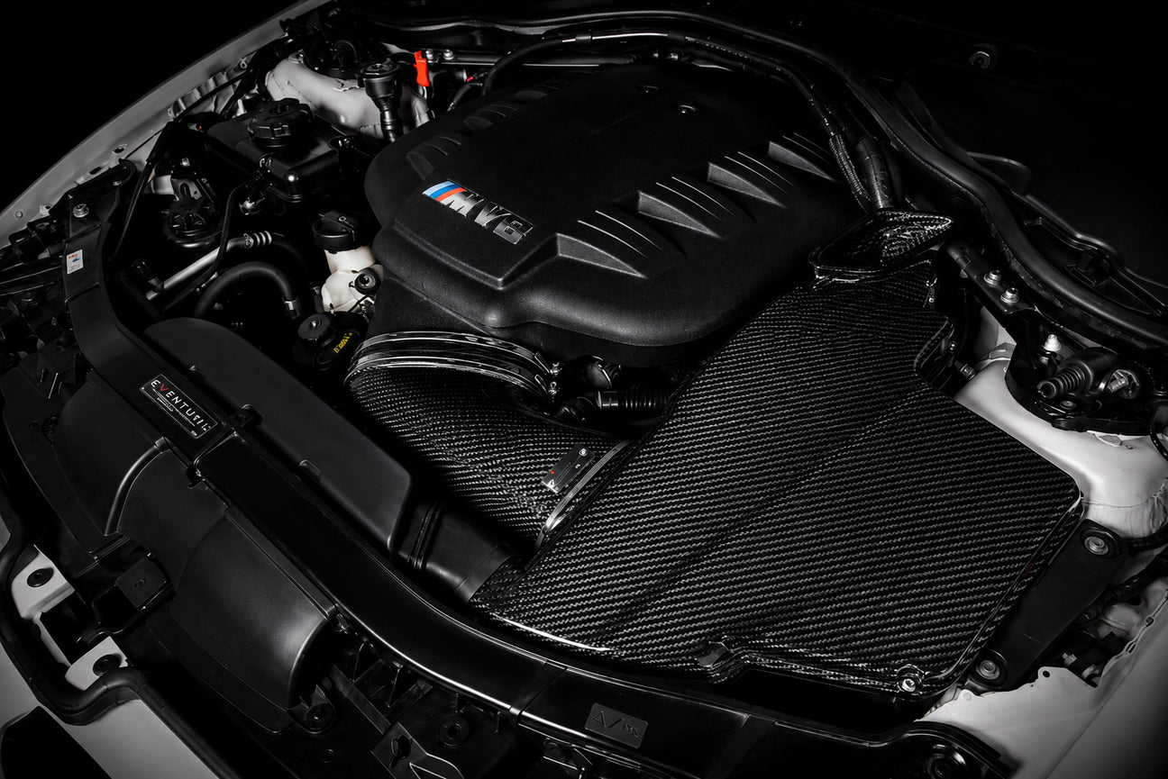 Eventuri BMW S65 E9X M3 Black Carbon Airbox Lid - Gloss