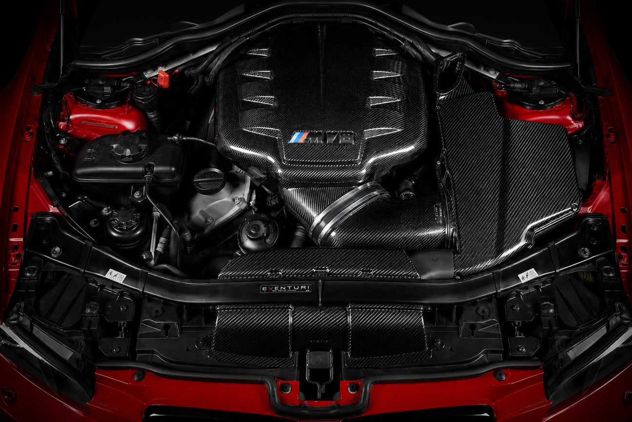Eventuri BMW S65 E9X M3 Black Carbon Intake Kit - Gloss