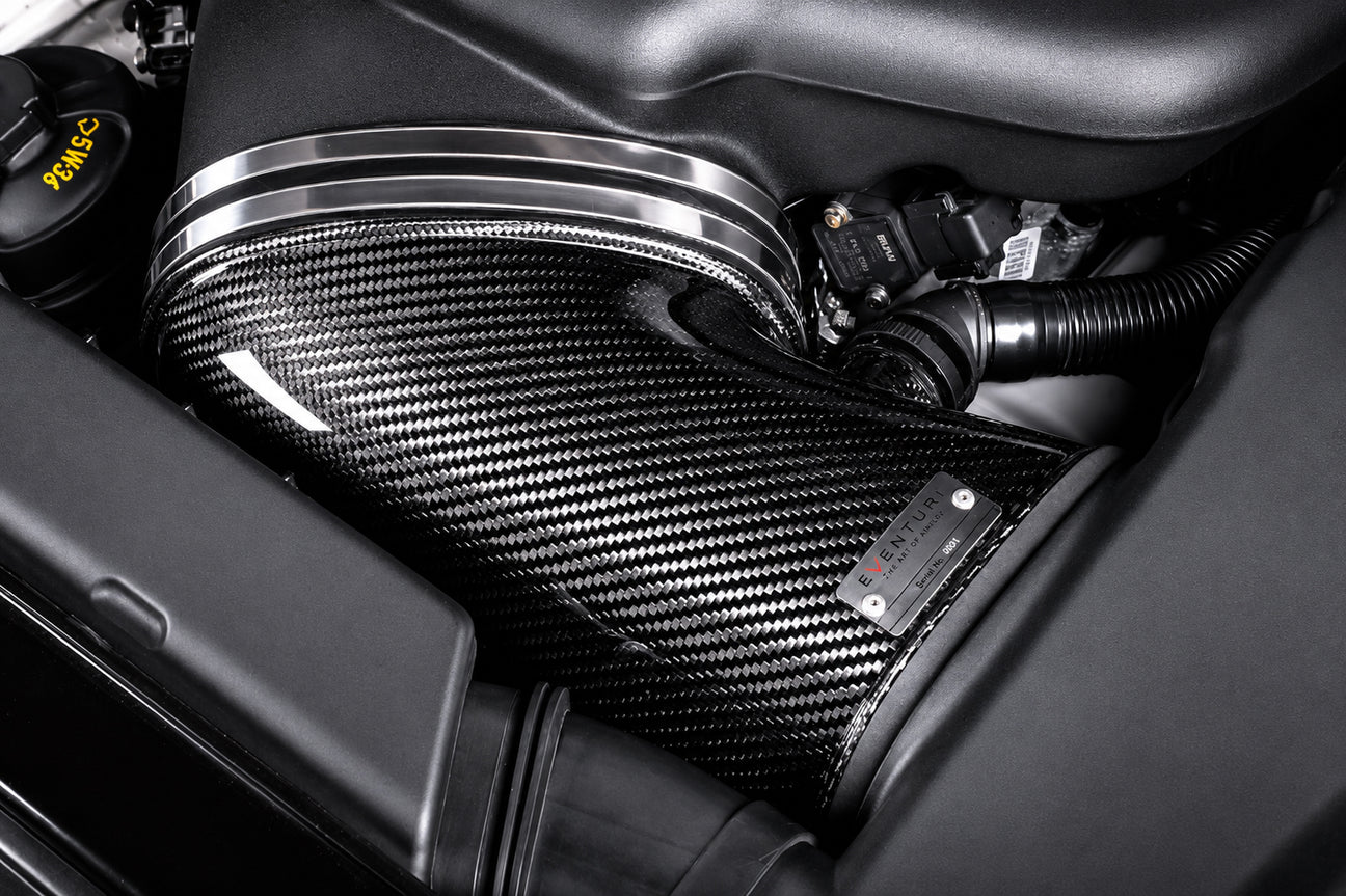 Eventuri BMW S65 E9X M3 Black Carbon Intake System - Gloss