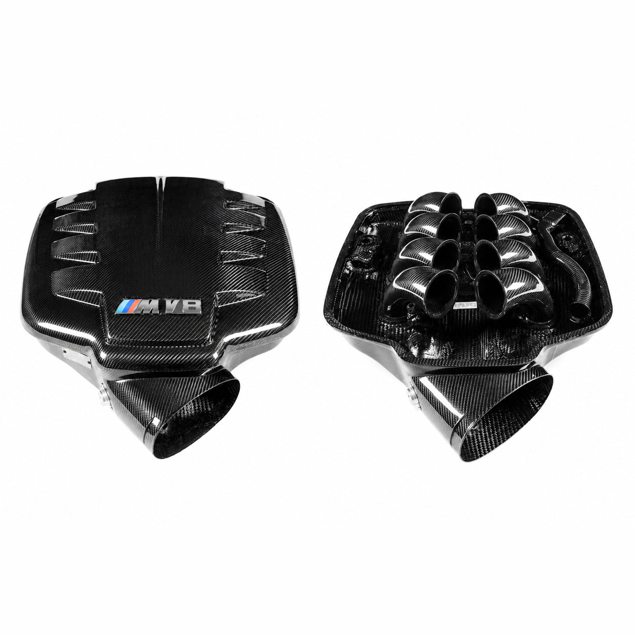 Eventuri BMW S65 E9X M3 Black Carbon Inlet Plenum - Gloss