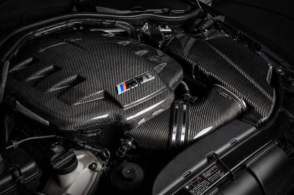 Eventuri BMW S65 E9X M3 Black Carbon Inlet Plenum - Gloss