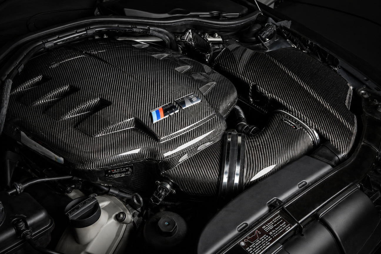 Eventuri BMW S65 E9X M3 Black Carbon Inlet Plenum - Gloss