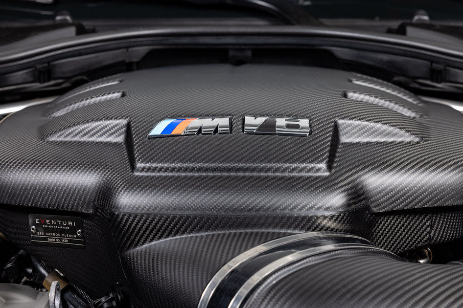 Eventuri BMW S65 E9X M3 Black Carbon Inlet Plenum - Matte