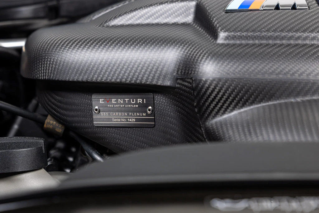 Eventuri BMW S65 E9X M3 Black Carbon Inlet Plenum - Matte