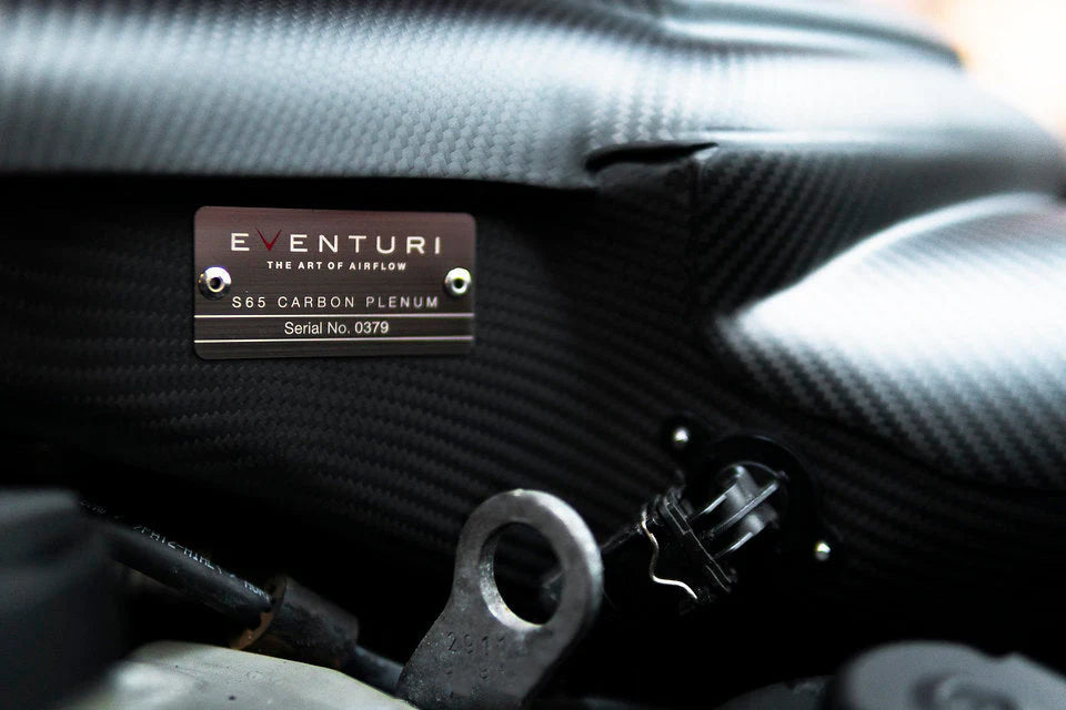 Eventuri BMW S65 E9X M3 Black Carbon Inlet Plenum - Matte