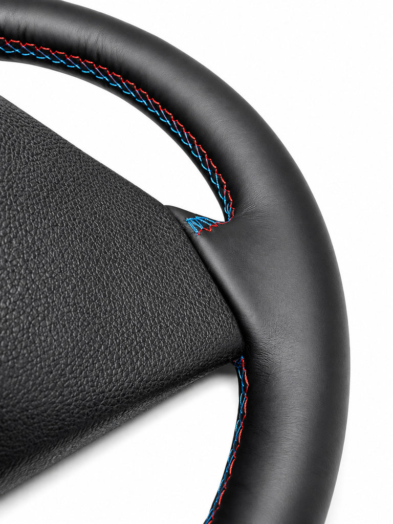 BMW S85 Manual M Sport Heated Steering Wheel - Black Nappa Leather / Anthracite Alcantara - Genuine GEMS 32342283937