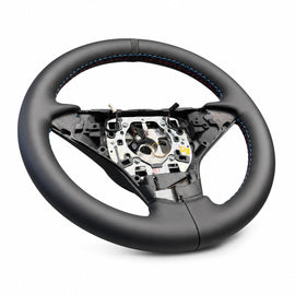 BMW S85 Manual M Sport Heated Steering Wheel - Black Nappa Leather / Anthracite Alcantara - Genuine GEMS 32342283937
