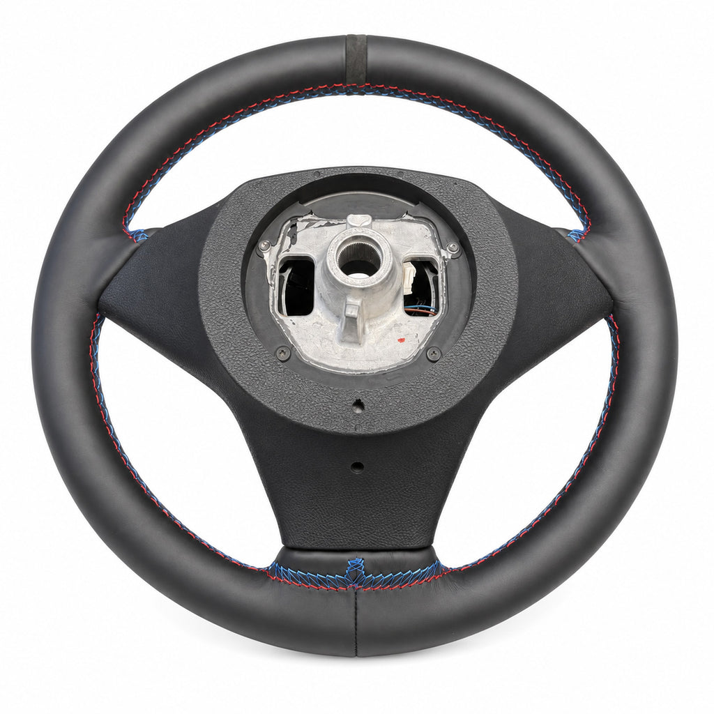 BMW S85 Manual M Sport Heated Steering Wheel - Black Nappa Leather / Anthracite Alcantara - Genuine GEMS 32342283937