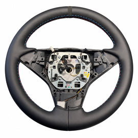 BMW S85 Manual M Sport Heated Steering Wheel - Black Nappa Leather / Anthracite Alcantara - Genuine GEMS 32342283937