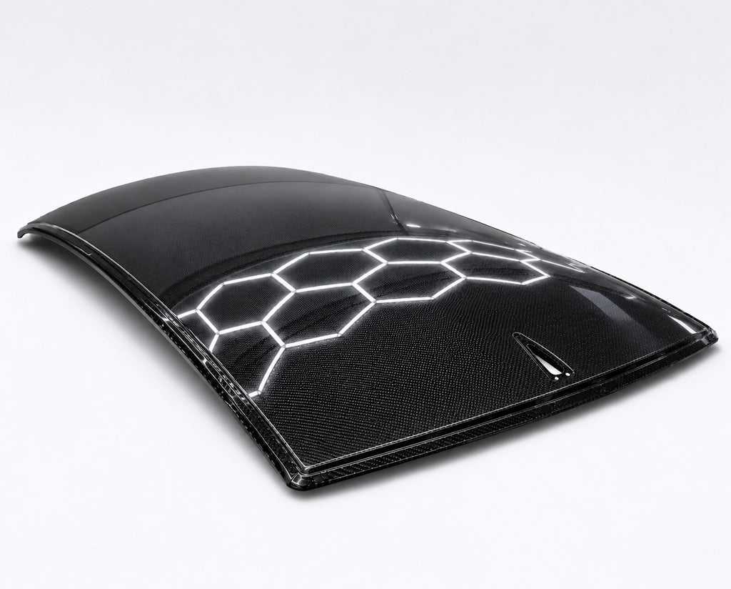 BMW E60/E61 M5 CSL Carbon Fiber Roof Panel - Genuine GEMS 41317111362