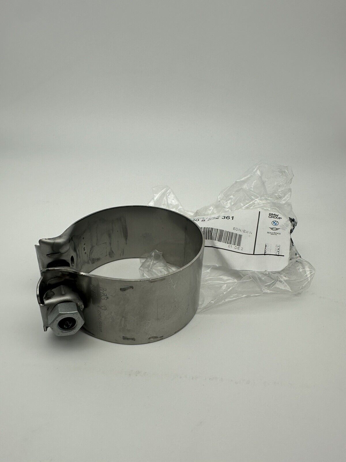 Collier de serrage d'échappement d'origine pour BMW 18308632361