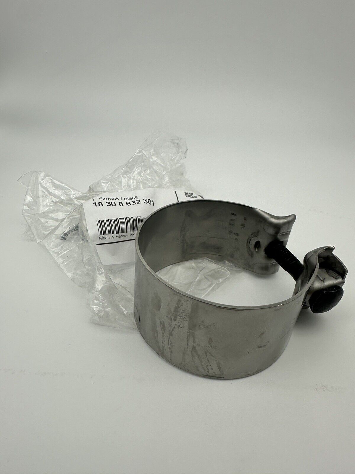Collier de serrage d'échappement d'origine pour BMW 18308632361