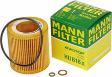 Load image into Gallery viewer, BMW Engine Oil Filter Kit - HU816X Mann 11427953129