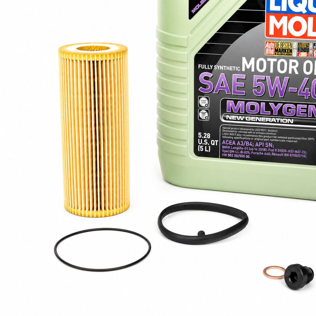 Audi 5W40 10L Oil Change Kit - Liqui Moly 06E115562AKT44