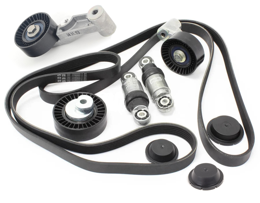 BMW S85 Accessory Drive Belt Complete Kit - Genuine BMW 11287838226KT