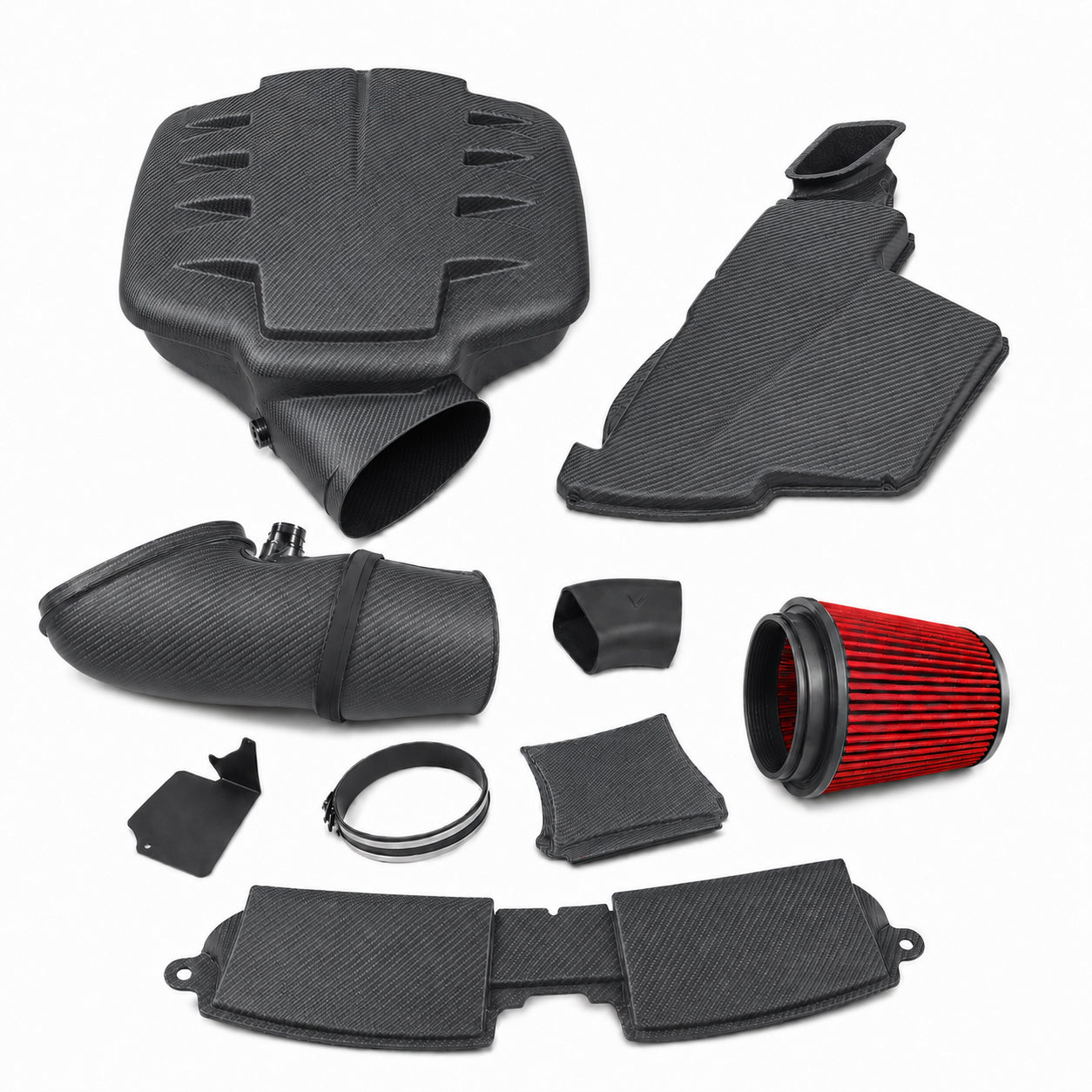 Kit d'admission Eventuri carbone noir BMW S65 E9X M3 - Mat